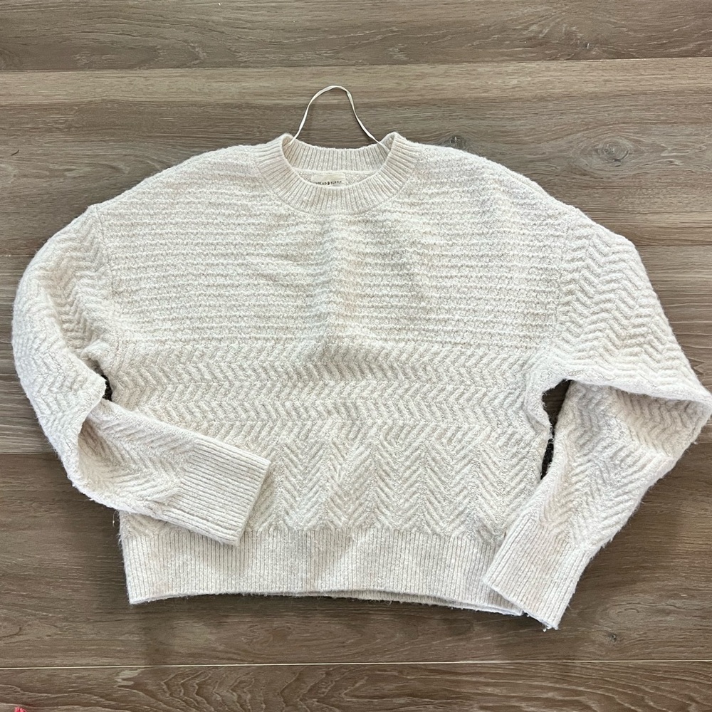 Lyla Sweater in Dune White